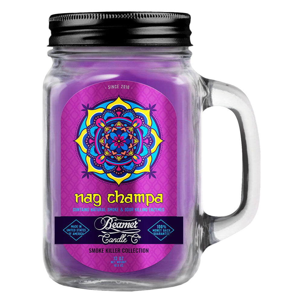 Beamer Candle Co. Mason Jar Candle | Nag Champa - Headshop.com