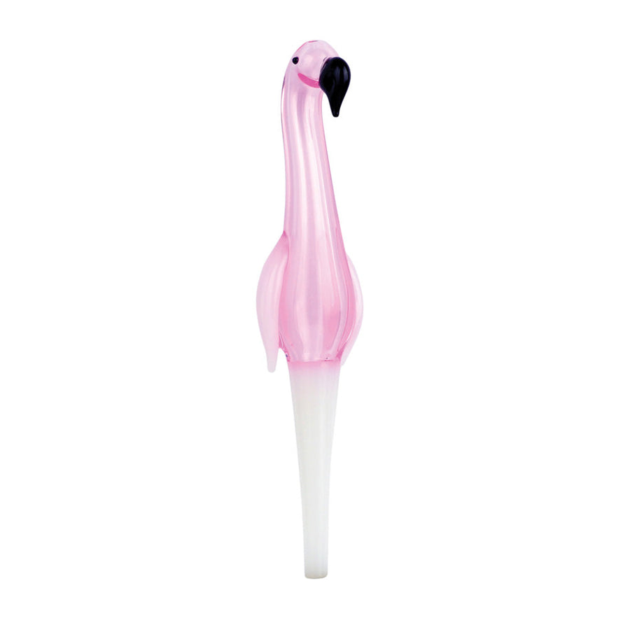 Flamingo Glass Dab Straw - 6" - Headshop.com