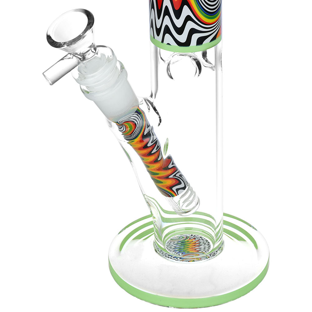 Lofty Visions Straight Tube Glass Water Pipe - 10" / 14mm F / Colors Vary - Headshop.com