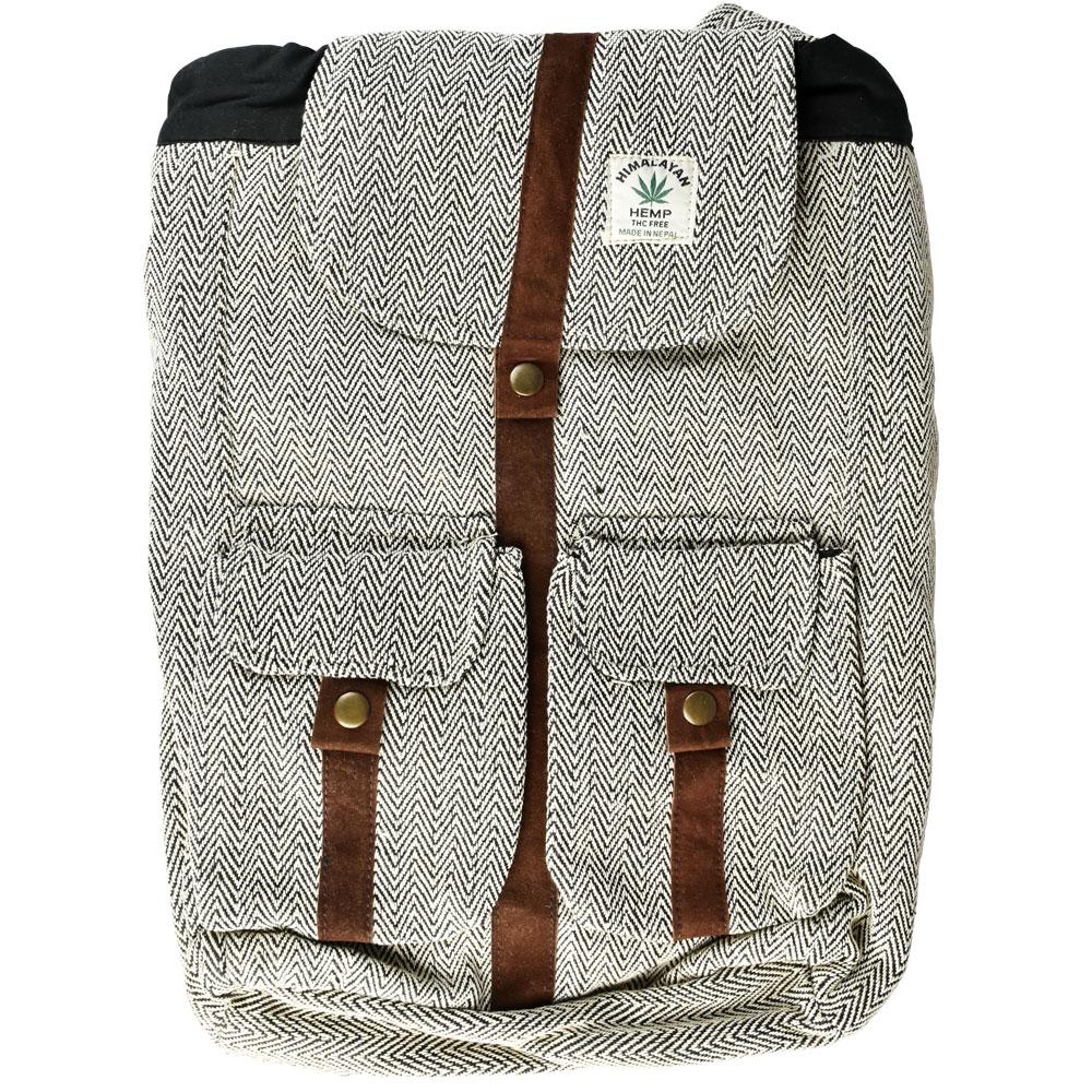 ThreadHeads Hemp Suede Trimmed Backpack - Headshop.com