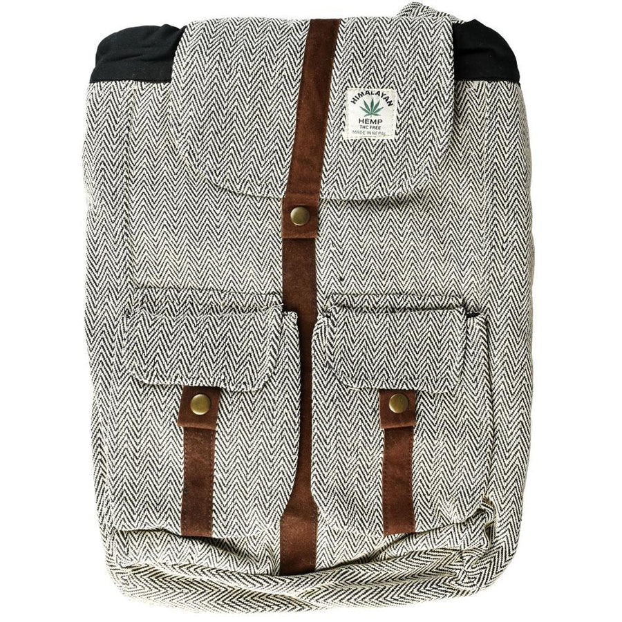 ThreadHeads Hemp Suede Trimmed Backpack - Headshop.com