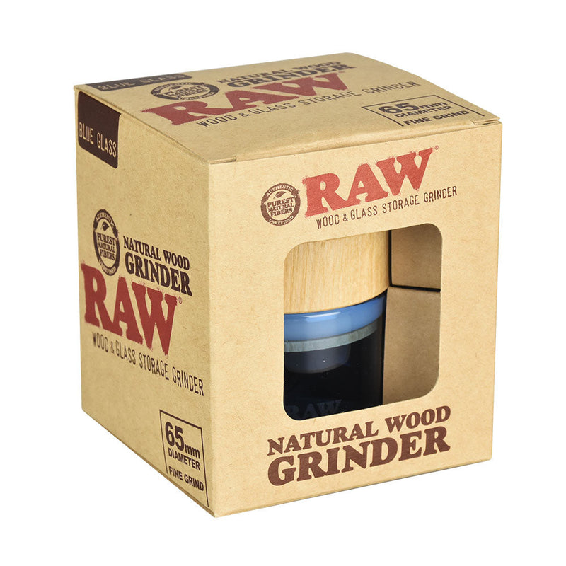 RAW Natural Wood Grinder - 65mm - Headshop.com