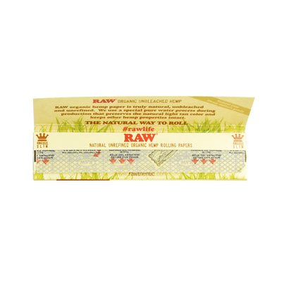 Raw Organic Hemp Rolling Papers - Headshop.com