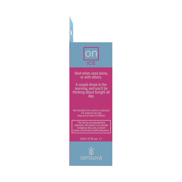Sensuva ON Ice Arousal Oil 5 ml - Headshop.com