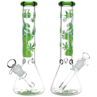 420 Party Beaker Glass Water Pipe - 10" / 14mm F - Headshop.com