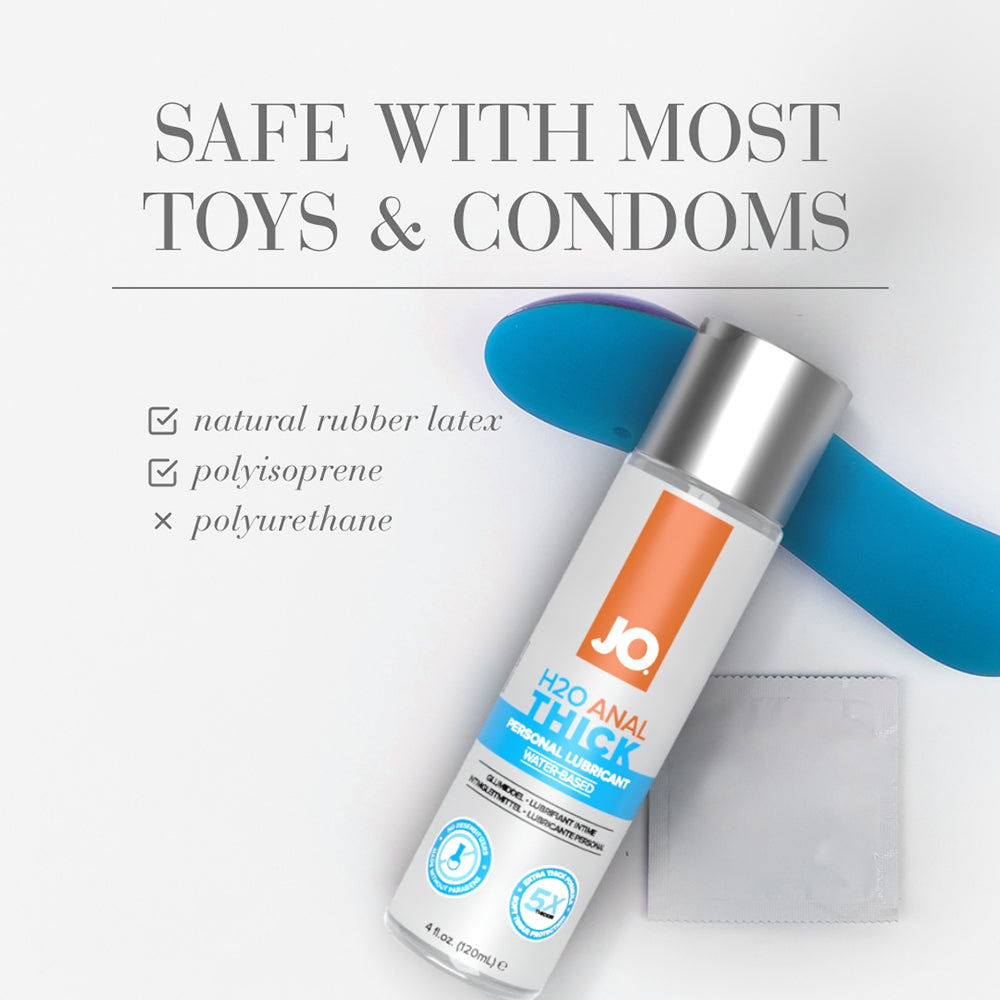 JO H2O Anal Thick Water-Based Lubricant 4 oz. - Headshop.com