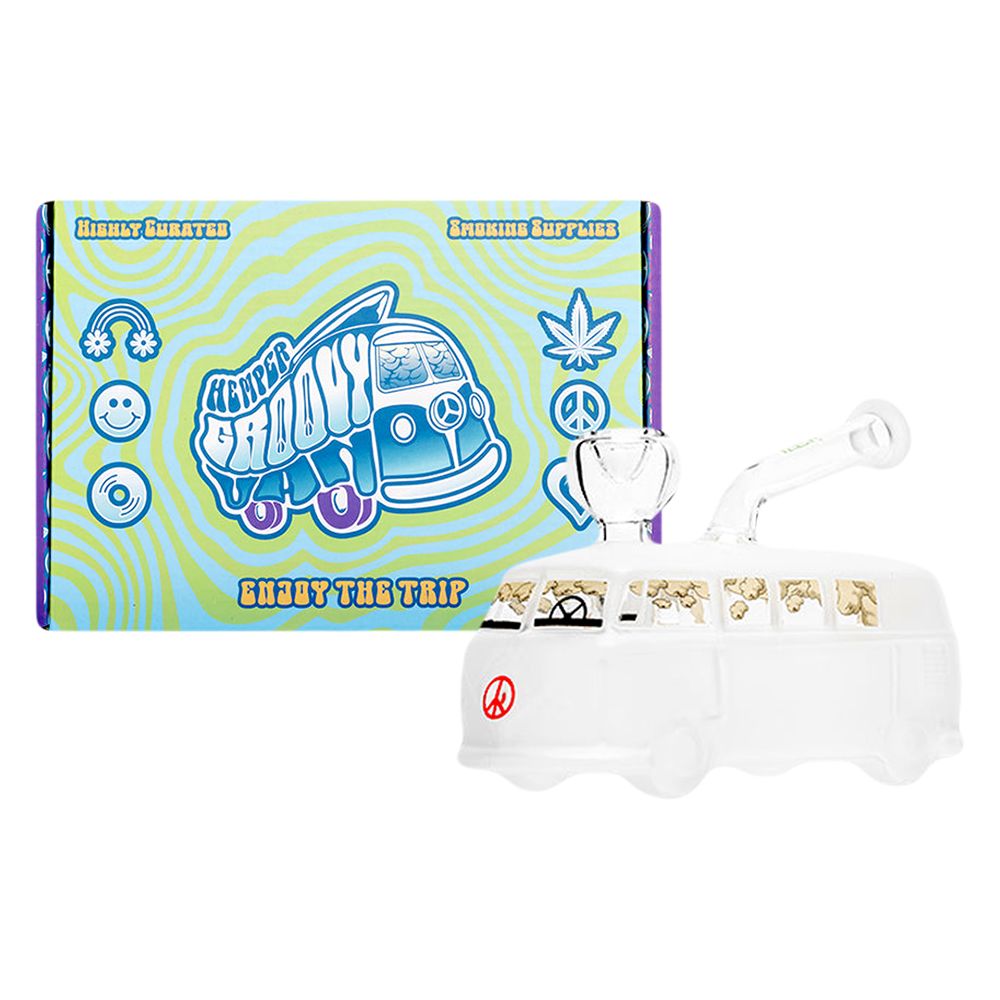 Hemper Groovy Van Glass Water Pipe | 14mm F - Headshop.com