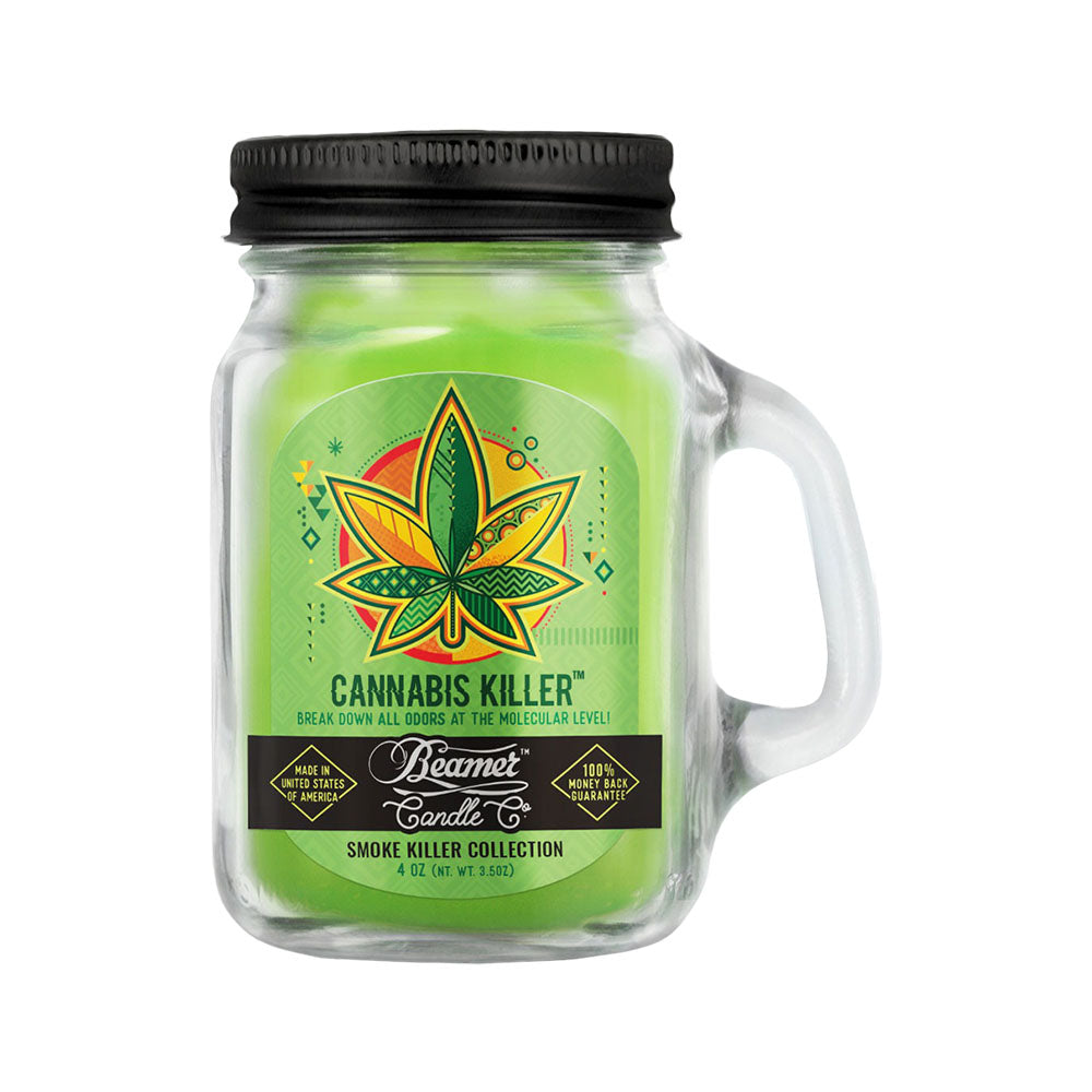 Beamer Candle Co. Mason Jar Candle | Cannabis Killer - Headshop.com