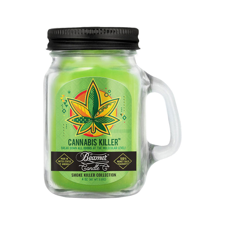 Beamer Candle Co. Mason Jar Candle | Cannabis Killer - Headshop.com