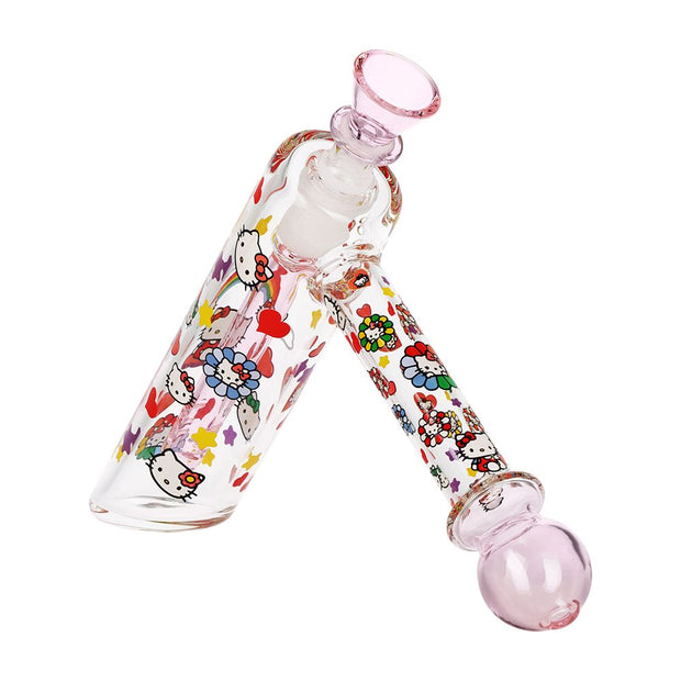 Happy Feels Kitty Glass Bubbler - 6" / 14mm F