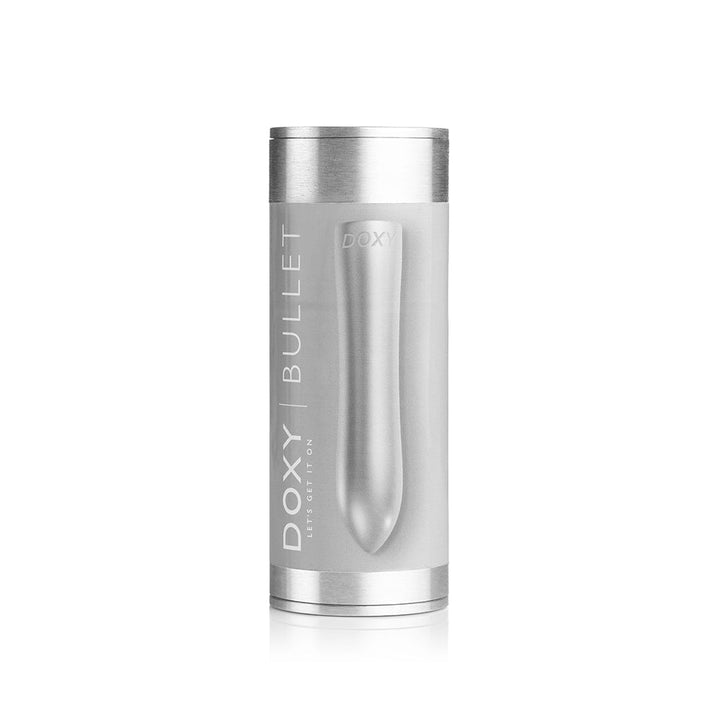 Doxy Bullet Rechargeable Vibrator Silver - Headshop.com