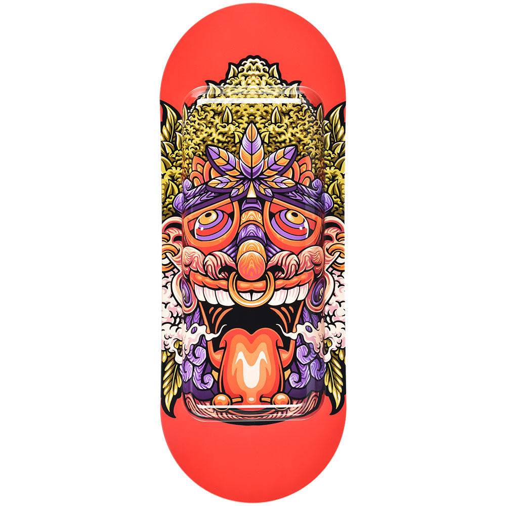 Pulsar SK8Tray Rolling Tray w/ 3D Lid - 7.25"x19.75"/Kush Native - Headshop.com