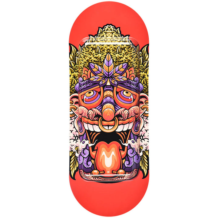 Pulsar SK8Tray Rolling Tray w/ 3D Lid - 7.25"x19.75"/Kush Native - Headshop.com