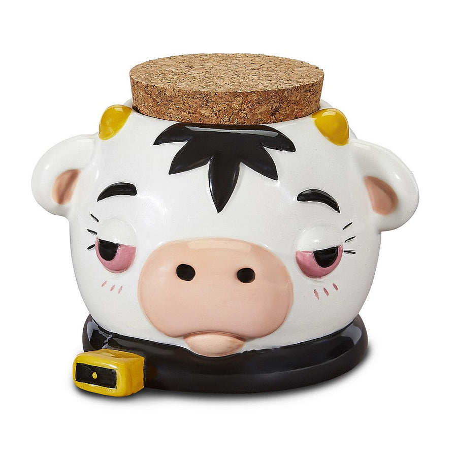 Cow stash jar - Headshop.com