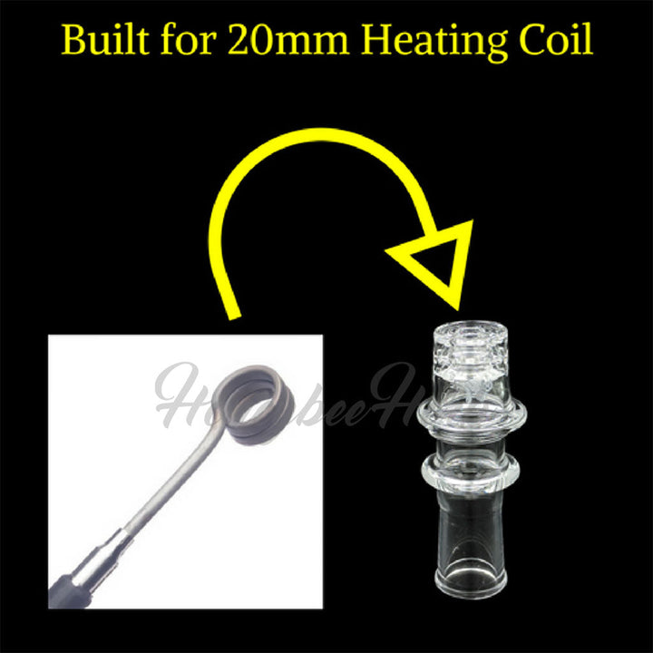 Honeybee Herb Honeycomb Barrel Quartz Enail |YL - Headshop.com
