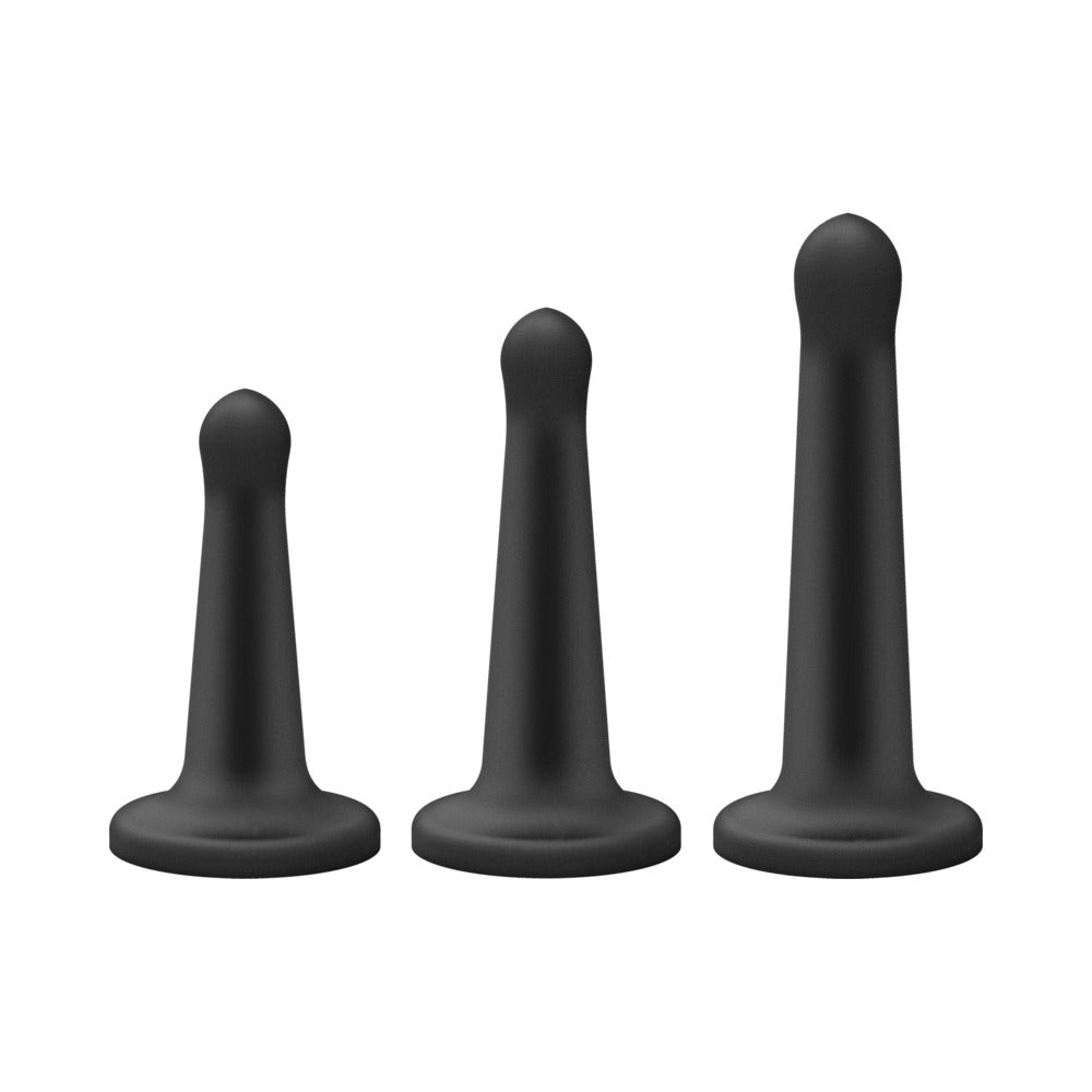 Vac-U-Lock Silicone Pegging Set Black - Headshop.com