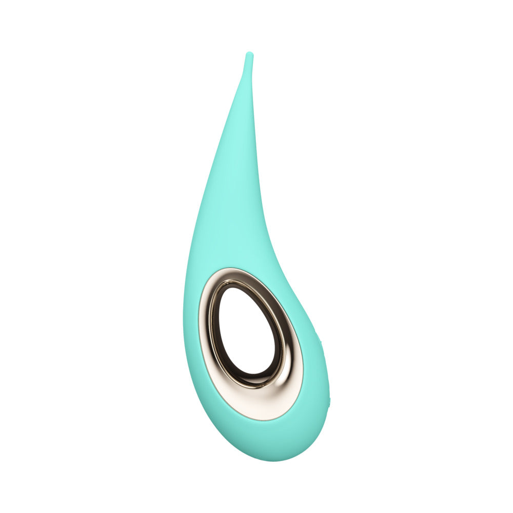 LELO DOT Elliptical Clitoral Stimulator Aqua - Headshop.com