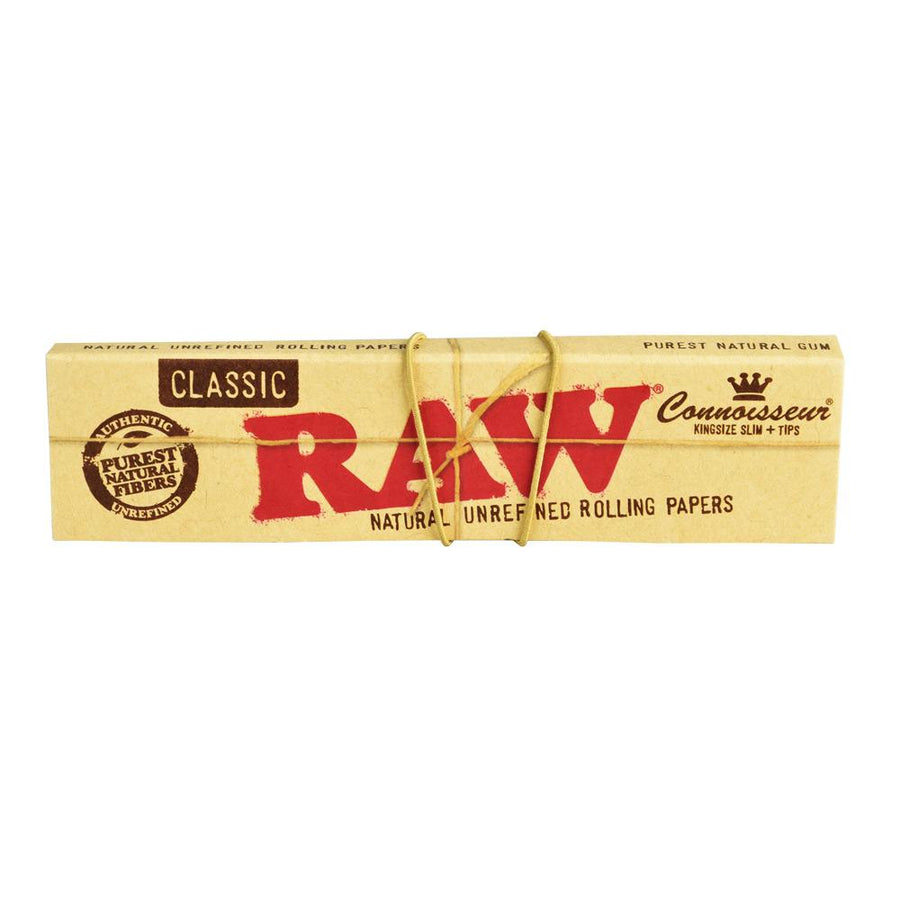 Raw Connoisseur Rolling Papers w/ Tips - Headshop.com