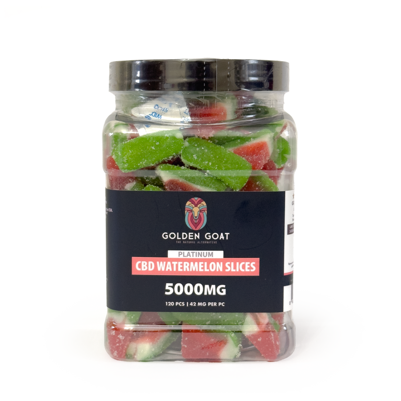 CBD Platinum Gummies - Watermelon Slices 5000MG