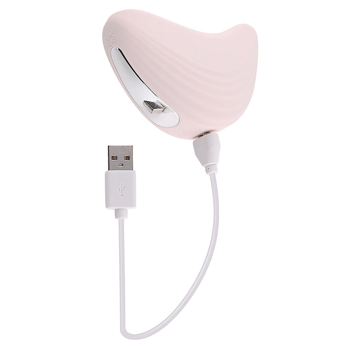 Playboy Palm Rechargeable Silicone Tapping Vibrator Solo - Headshop.com
