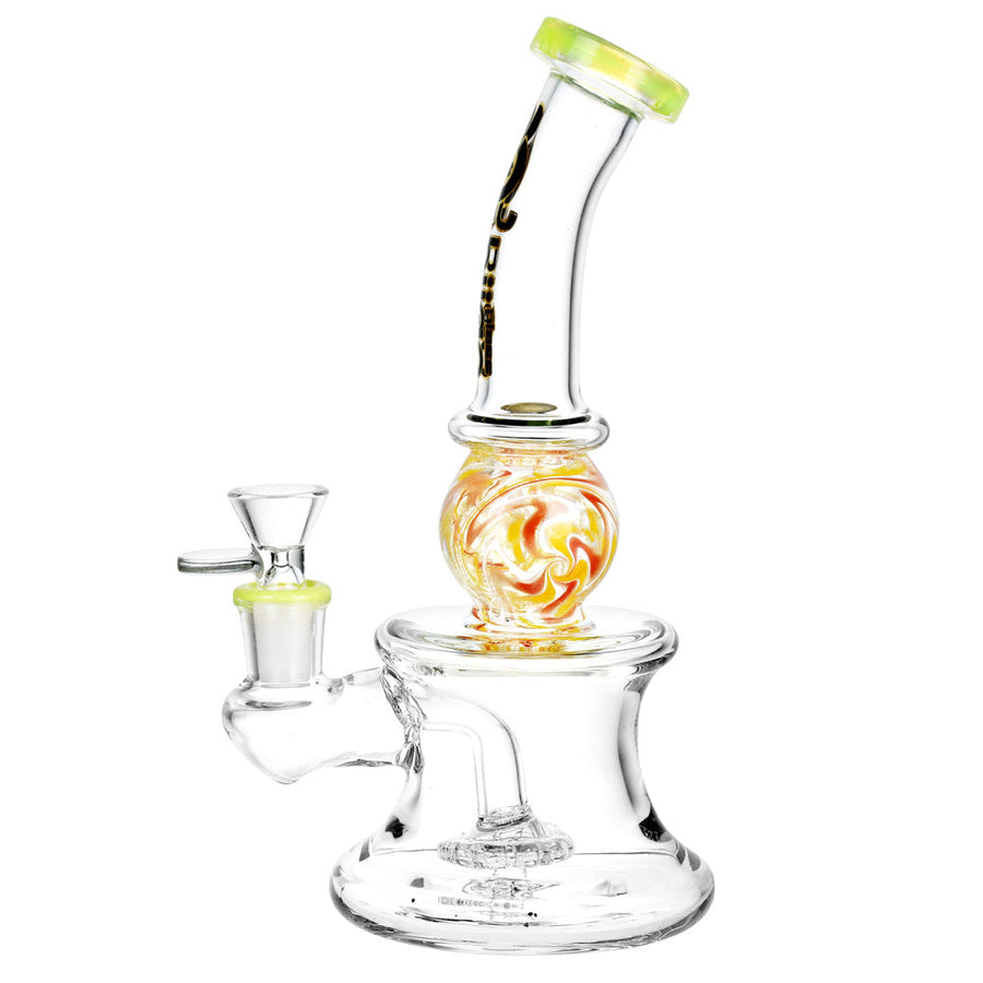 BIIGO Disco Sphere Hourglass Water Pipe - 8.5"/14mm F - Headshop.com