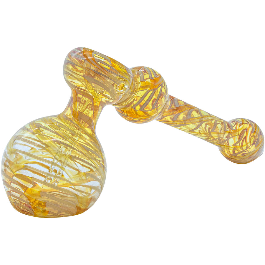 LA Pipes "Full Rake" Fumed Hammer Bubbler Pipe (Various Colors) - Headshop.com