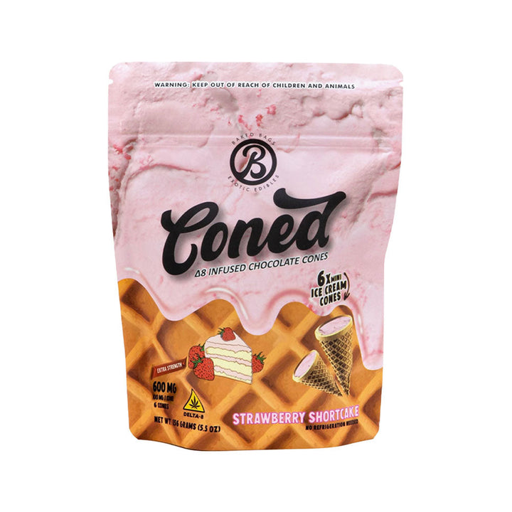 Baked Bags Coned Delta 8 Infused Treat | 600mg - Headshop.com
