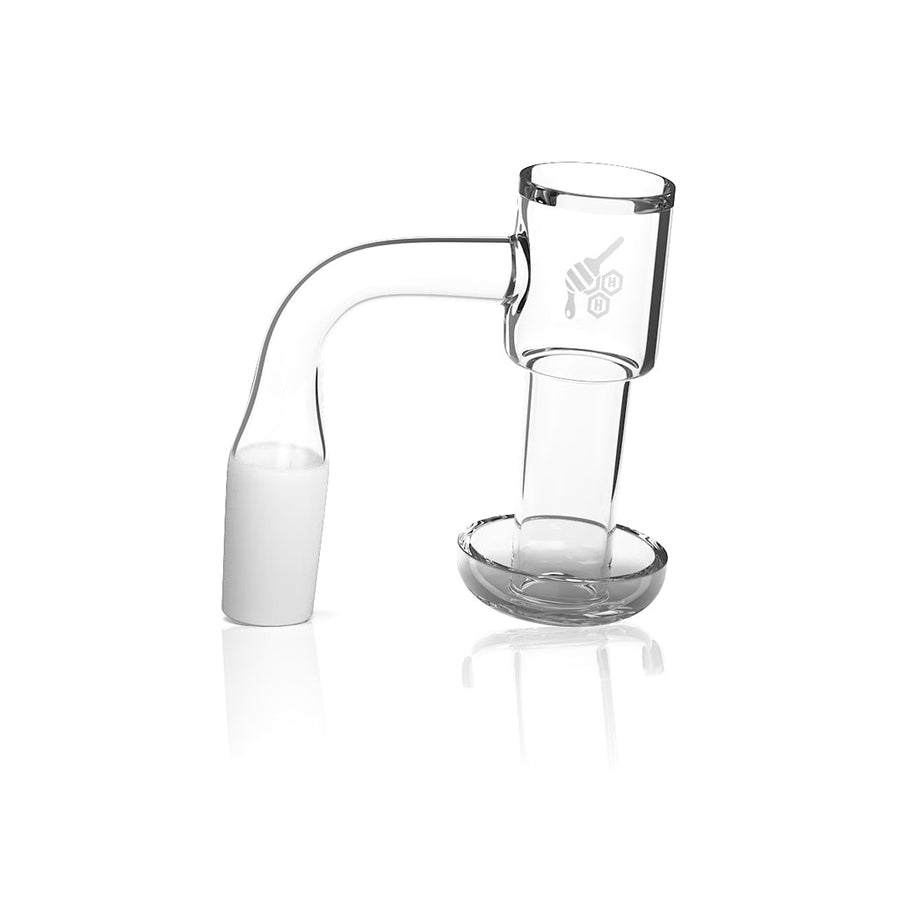 HONEYSUCKLE BEVEL QUARTZ BANGER - 90° DEGREE | YL - Headshop.com