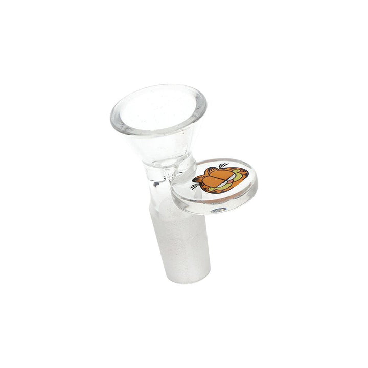 Stoned Garfield Beaker Glass Water Pipe - 10" / 14mm F