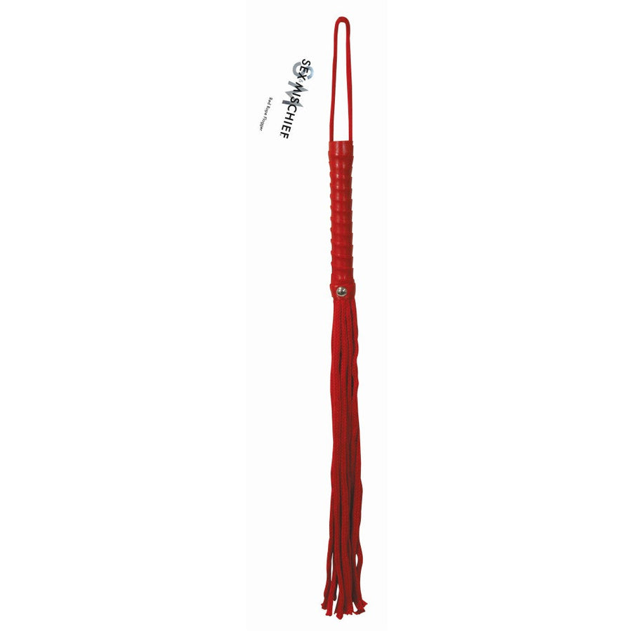 Sportsheets Sex & Mischief Rope Flogger Red - Headshop.com