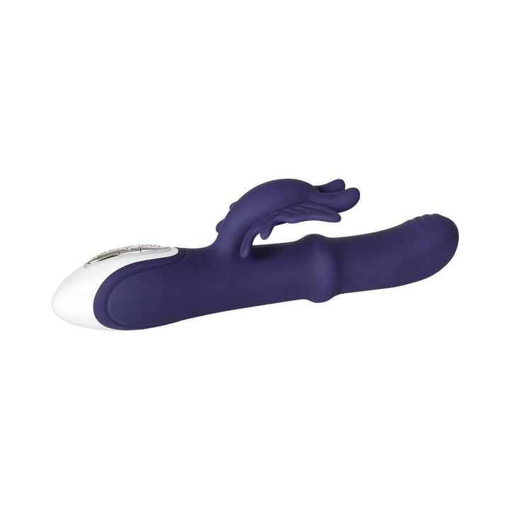 Evolved Put A Ring On It Rechargeable Silicone Dual Stimulator Blue - Headshop.com