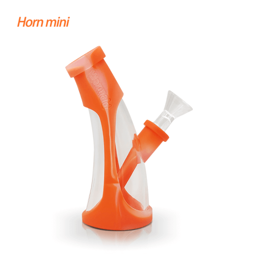 Waxmaid 5.67″ Mini Horn Silicone Glass Bubbler - Headshop.com
