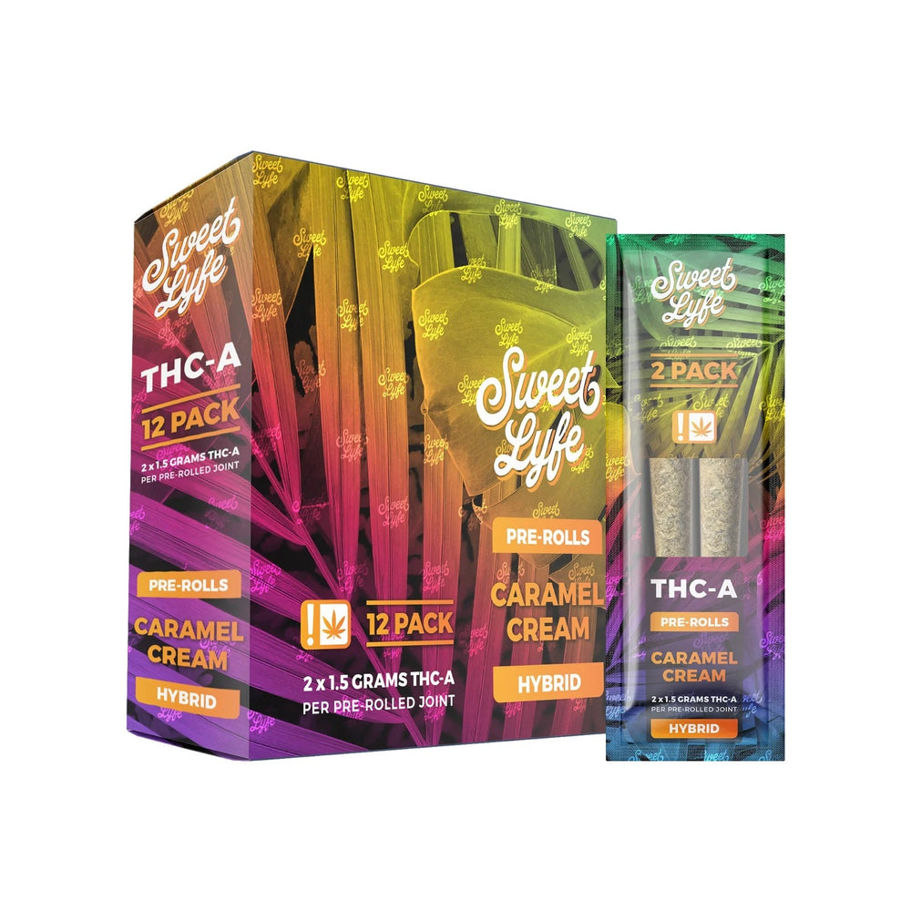 Sweet Lyfe THC-A Joints - 2 Pack Caramel Cream (Hybrid) - Headshop.com