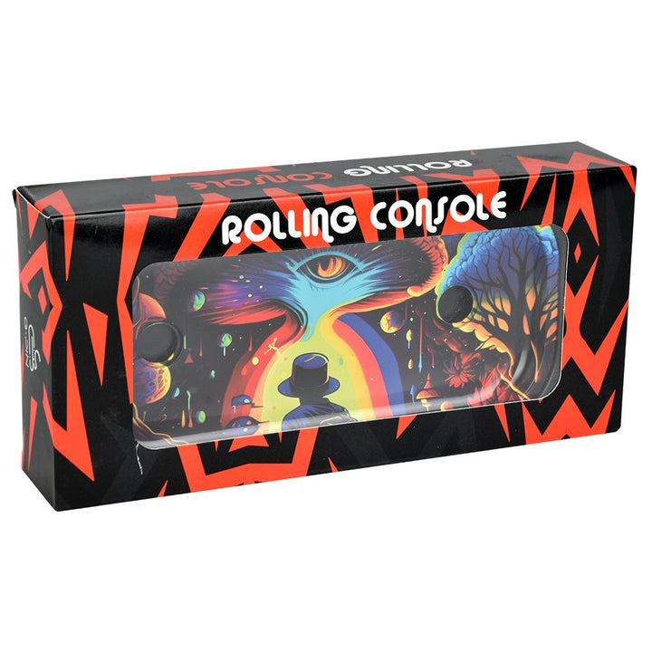 Elevated Metal Rolling Tray & Cone Loader Kit - Trippy World - Headshop.com