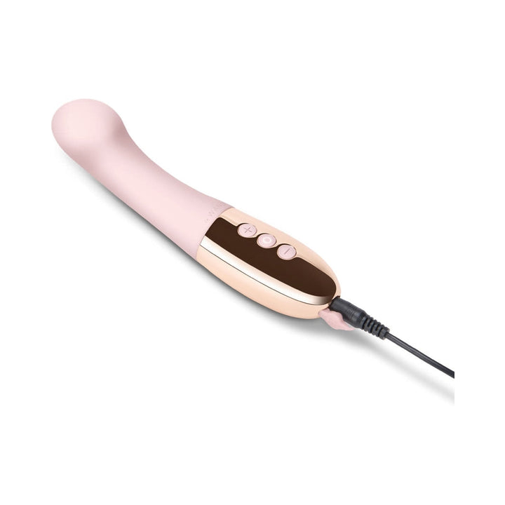 Le Wand Gee Rechargeable Silicone G-Spot Targeting Vibrator Rose Gold - Headshop.com