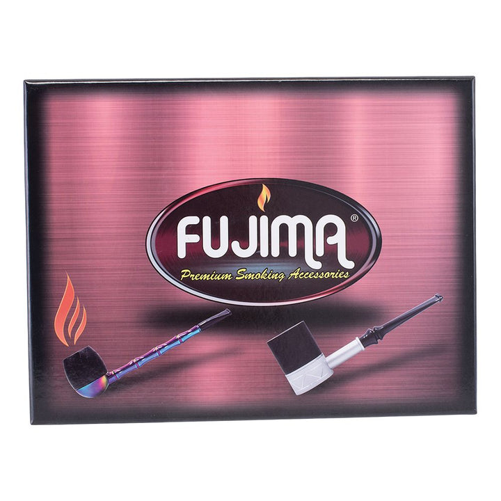 Fujima Futuristic Wood & Metal Tobacco Pipes - 5.5" / 6ct - Headshop.com