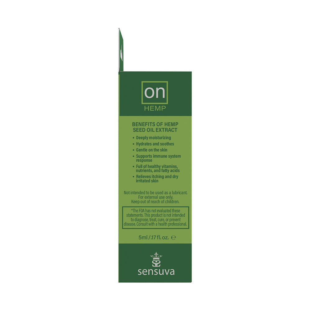 Sensuva ON Hemp-Infused Arousal Oil 5 ml - Headshop.com