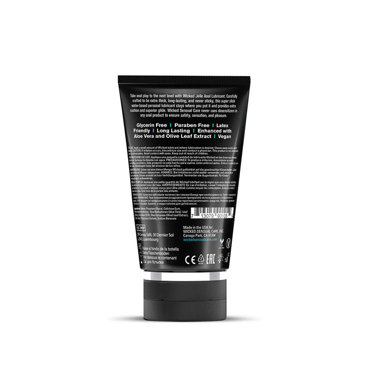 Wicked Jelle Water-Based Anal Lubricant 4 oz. - Headshop.com