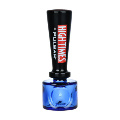 High Times® x Pulsar Geometric Spoon Pipe | 4.25" | Blue/Black - Headshop.com