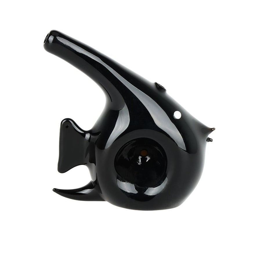 Angelfish Glass Hand Pipe - 3.25" / Black - Headshop.com