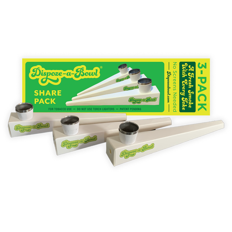 The Dispoze-a-Bowl® 3-Pack: Your Essential On-The-Go Clean Smoke - Headshop.com