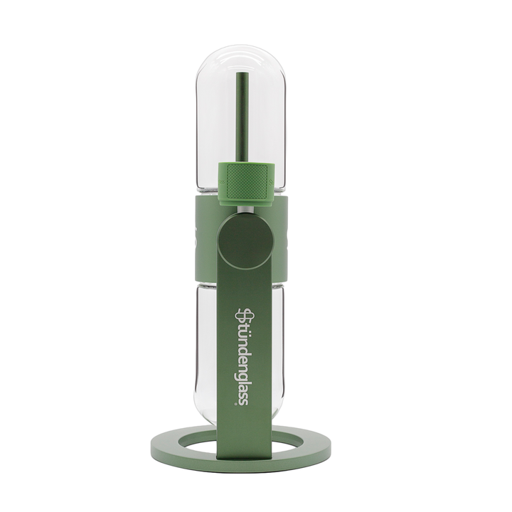 Stündenglass Gravity Infuser - Olive Green | 360° Gravity Hookah - Headshop.com