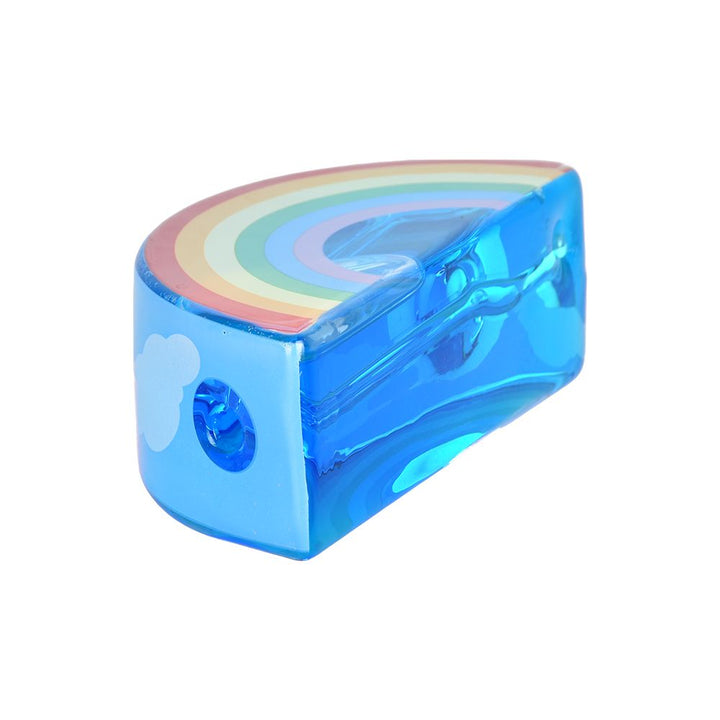 Rainbow Glycerin Glass Hand Pipe - 4.25" - Headshop.com