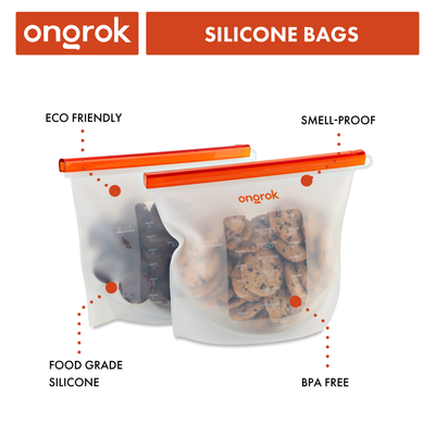 Ongrok Silicone Oven & Storage Bags - Headshop.com