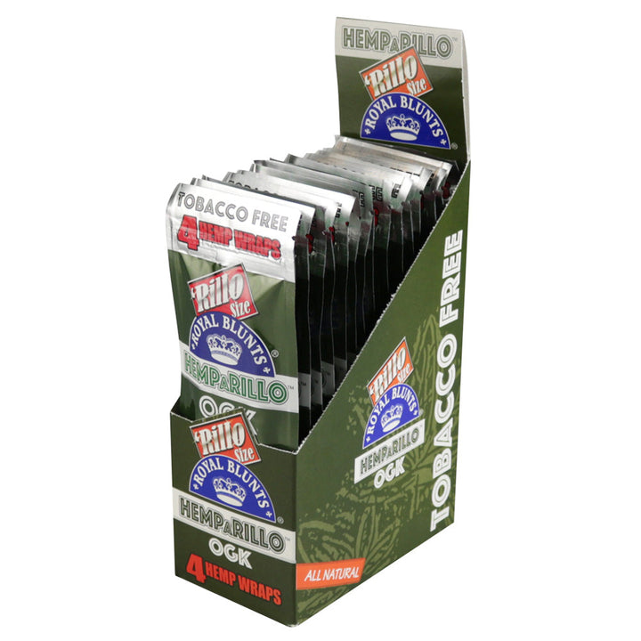 15PC DISP - Royal Blunts Hemparillo Hemp Wraps - Headshop.com
