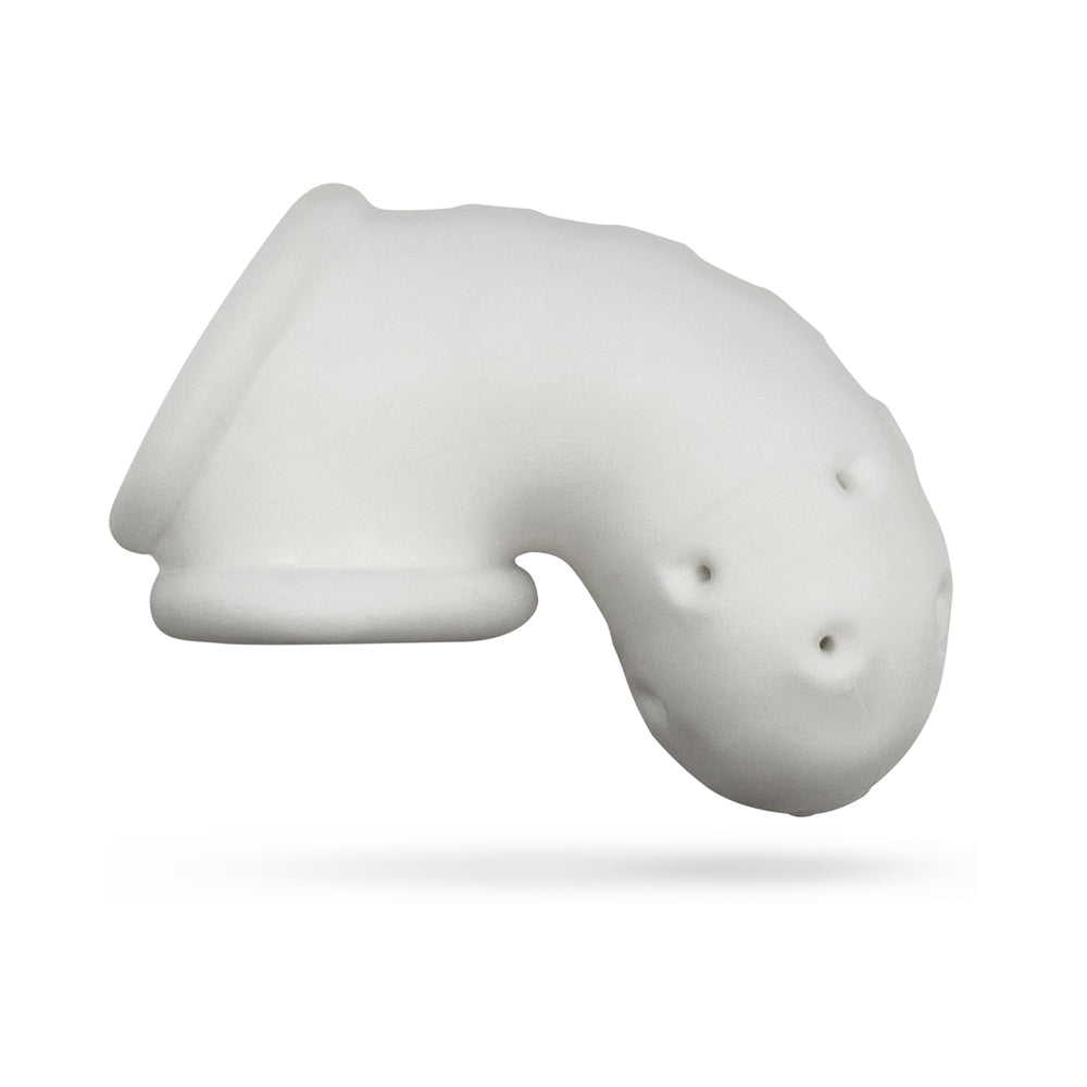 OxBalls Airlock Air-Lite Vented Chastity White Ice - Headshop.com