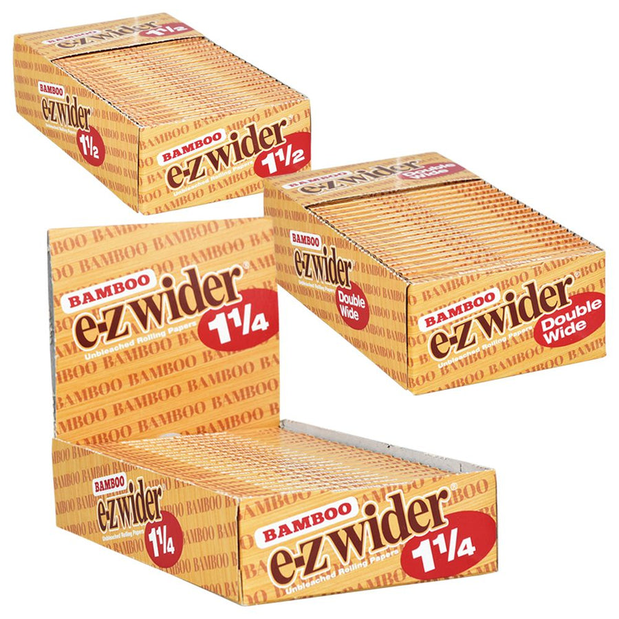 EZ Wider Bamboo Rolling Papers | 24pc | 24pk Display - Headshop.com