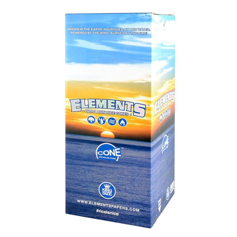 Elements Rice Pre-Rolled Cones | 800pc Bulk Box - Headshop.com