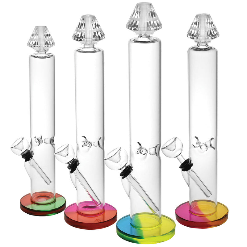 Apex Diamond Water Pipe - 11" / Colors Vary - Headshop.com