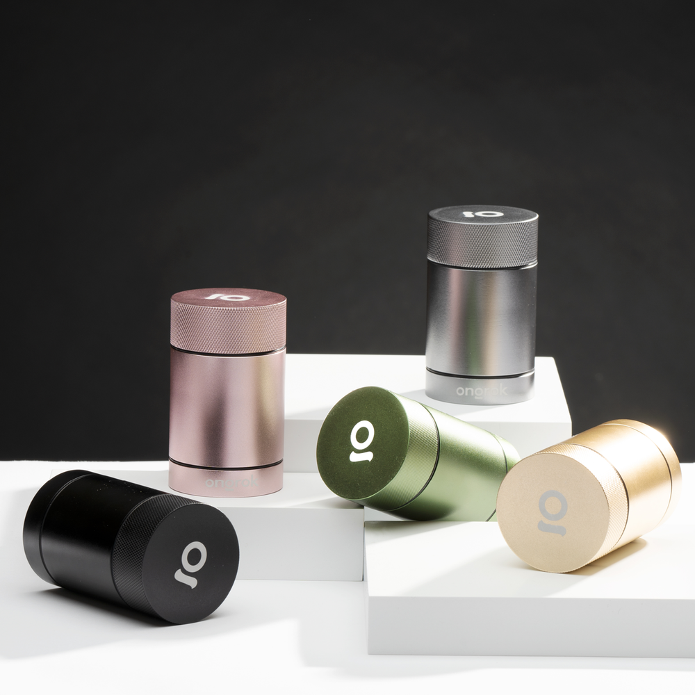 Ongrok Aluminum Metal Storage Jar - Headshop.com